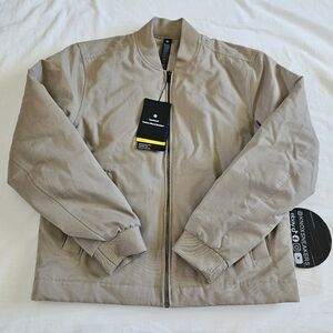 Lululemon Insulated Cotton-Blend Bomber Jacket SHOK Sheer Oak Men's Size Medium